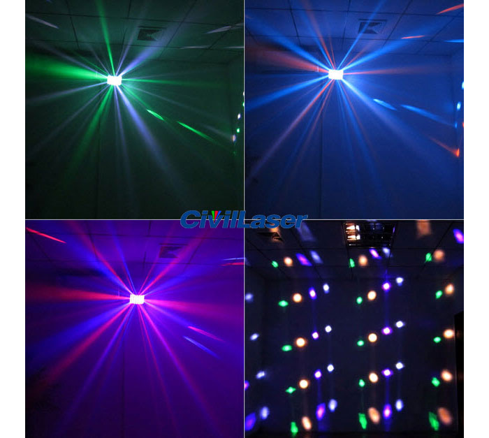 6 LED laser stage lighting DJ light